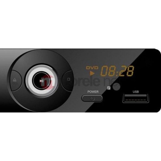 Reproductor DVD Hyundai Negro con USB y escaneo progresivo
