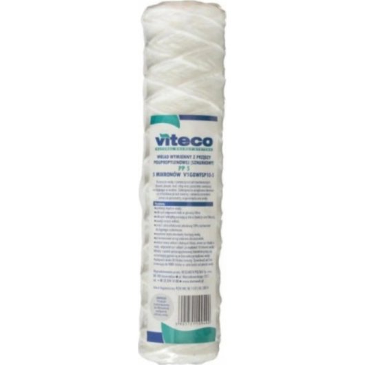 Filtro de agua Viteco G8WFSP10-100 de 10 pulgadas 100 micras