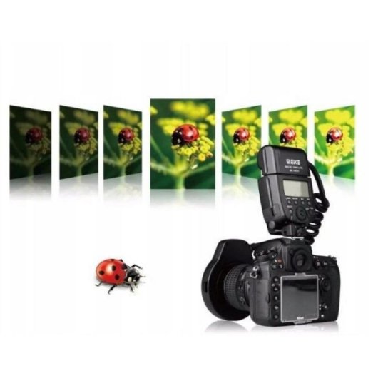 Ringblitz MeiKe MK-14EXT TTL LED Makro Canon