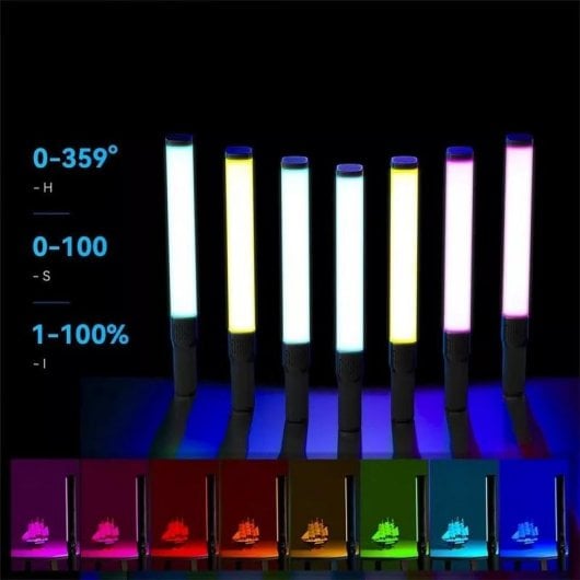 LED-Bar Ulanzi VL360 RGB tragbar mit 3400 mAh