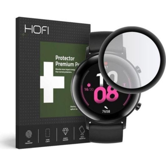 Hybridglas Hofi Glass für Apple Watch 4/5 44mm Schwarz 0.3mm