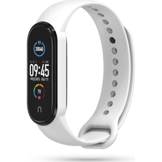 Tech-Protect Silikonarmband für Xiaomi Mi Band 5/6 Schwarz
