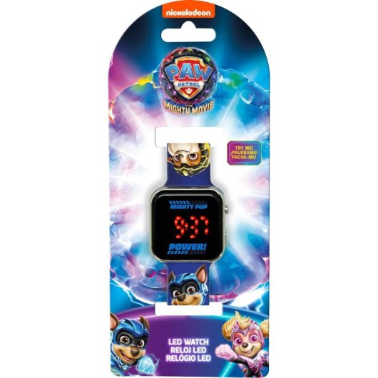 Reloj KiDS Licensing Psi Patrol LED Digital Azul para Niños