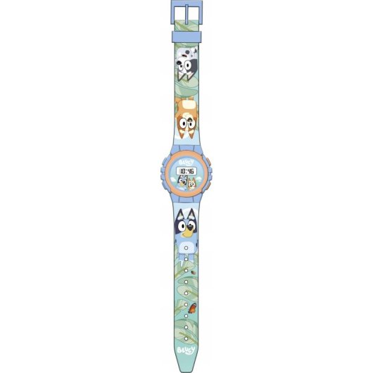 Relógio Digital Infantil Kids Euroswan Bluey e Bingo Azul