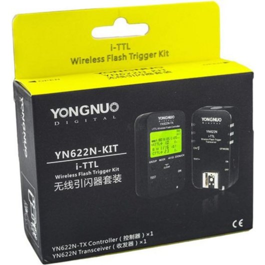 Disparador Sem Fios Yongnuo YN-622N-KIT 2.4GHz TTL Nikon