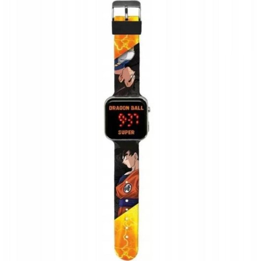 Relógio LED Kids Euroswan Dragon Ball Z com calendário