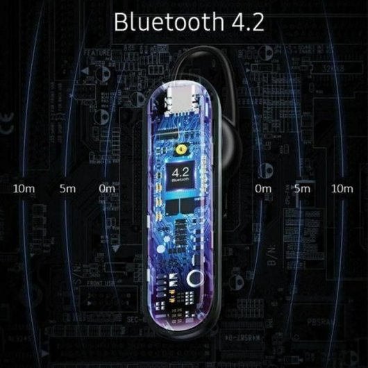 Auriculares Beline LM01 inalámbricos Bluetooth con cancelación de ruido y micrófono blanco