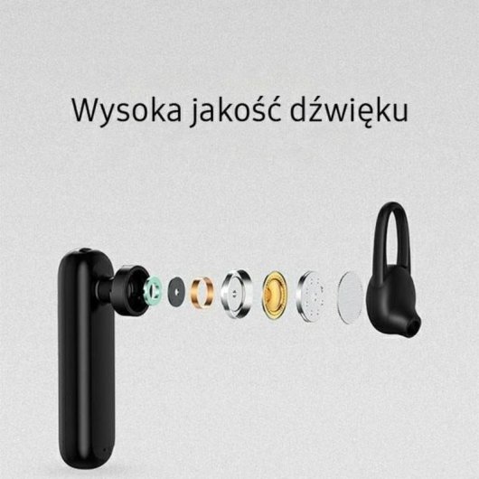 Auriculares Beline LM01 inalámbricos Bluetooth con cancelación de ruido y micrófono blanco