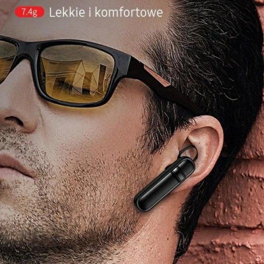 Auriculares Beline LM01 inalámbricos Bluetooth con cancelación de ruido y micrófono blanco