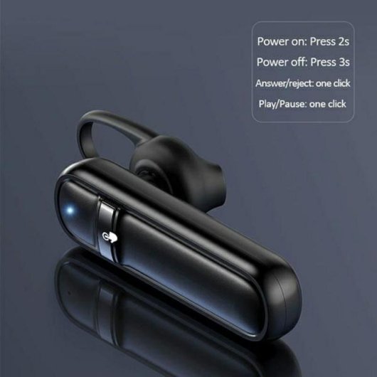 Auriculares Beline LM01 inalámbricos Bluetooth con cancelación de ruido y micrófono blanco