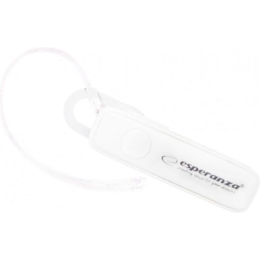 Auriculares Esperanza Celebes sem fios Bluetooth v4.2 uso diário branco