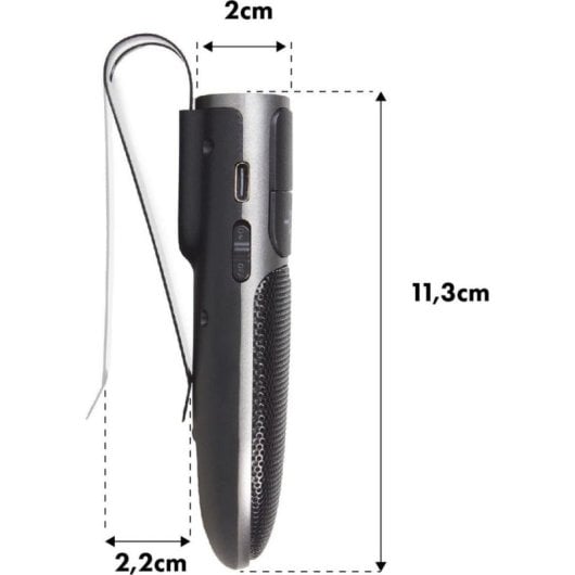 Kit mains libres sans fil Audiocore AC480 Bluetooth 5.0 A2DP Google Siri