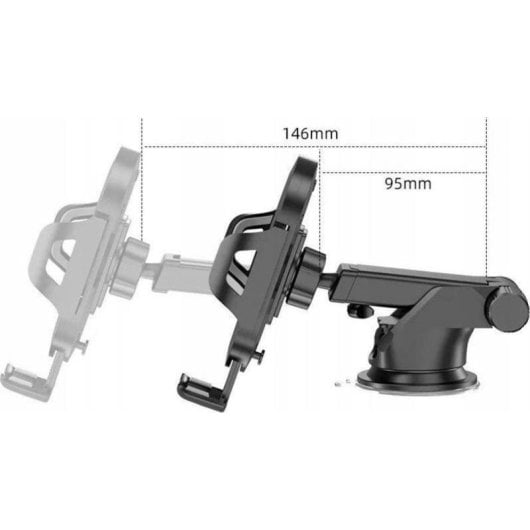 Suporte Gravitacional Automóvel Tech-Protect Universal 360° Braço Telescópico