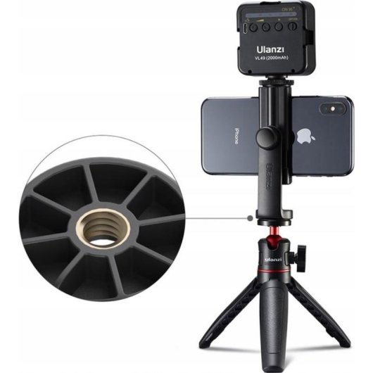 Soporte giratorio 360° Ulanzi ST-17 para smartphone con rosca 1/4"