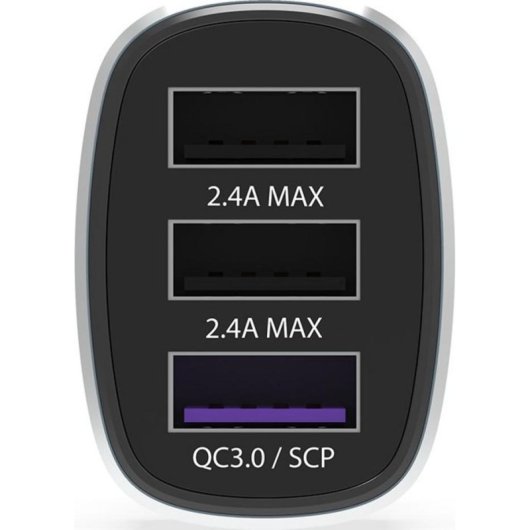 Carregador Automóvel Krux 3 Portas USB-A Quick Charge 3.0 8.4 A