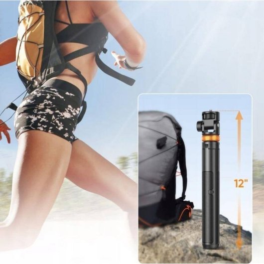 Monopé Tech-Protect L03S Bluetooth Tripé Branco
