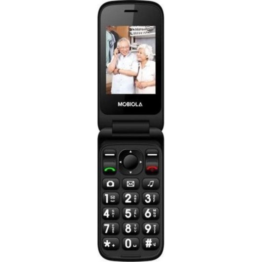 Mobiola MB610 2G 2,4" Dual SIM microSIM con Base di ricarica Nero