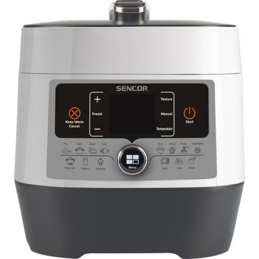 Programmierbare Kochtopf Sencor SPR 3600WH 5,5 L 1000 W 14 Programme
