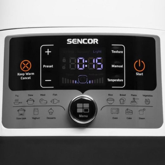 Programmierbare Kochtopf Sencor SPR 3600WH 5,5 L 1000 W 14 Programme