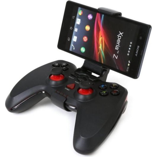 Comando de jogo Omega Sandpiper OTG PS3/PC/Android com vibração e 12 botões