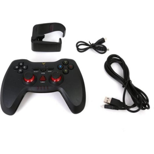 Comando de jogo Omega Sandpiper OTG PS3/PC/Android com vibração e 12 botões