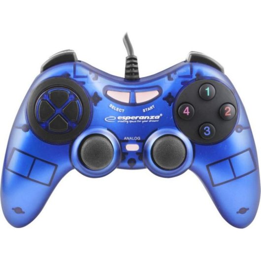 Comando Esperanza Fighter EGG105B com vibração e ligação USB