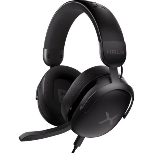 Auriculares Krux Crave Pro Wireless inalámbricos USB para gaming y multimedia negros