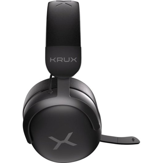 Auriculares Krux Crave Pro Wireless inalámbricos USB para gaming y multimedia negros