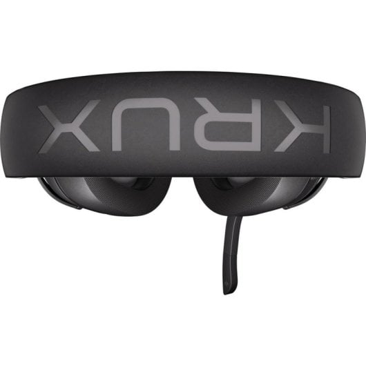 Auriculares Krux Crave Pro Wireless inalámbricos USB para gaming y multimedia negros
