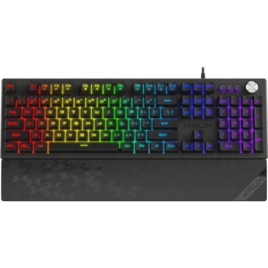 Teclado Krux Frost RGB membrana con macros y retroiluminación RGB US