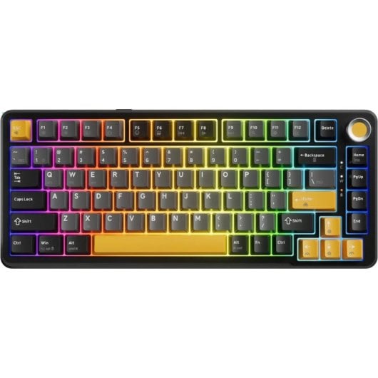 Teclado Marvo Titan 75 mecánico tri-mode con switches Banana Crystal US