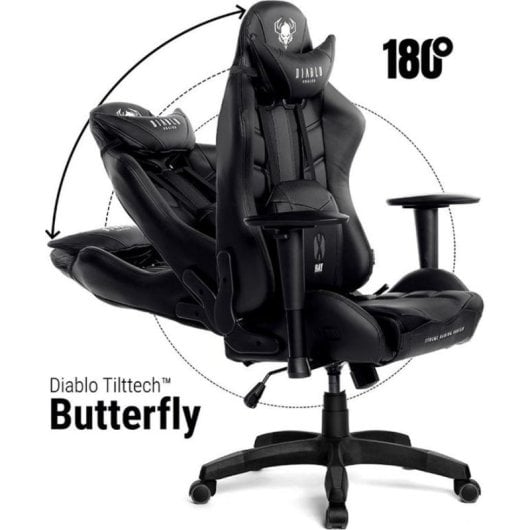 Silla Gaming Diablo Chairs X-RAY Normal Size L Negro