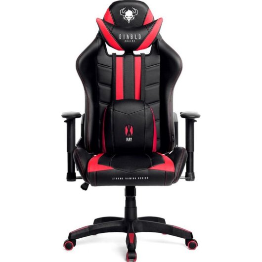 Silla gaming Diablo Chairs X-RAY L Rojo y negro