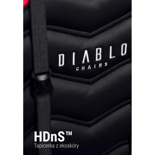 Silla gaming Diablo Chairs X-RAY L Rojo y negro