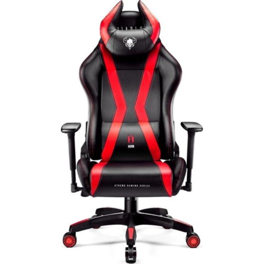 Silla gaming Diablo Chairs X-Horn 2.0 roja ergonómica para adultos