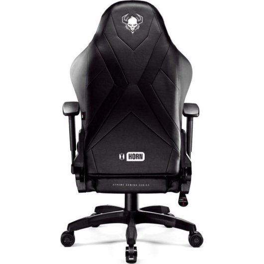 Silla gaming Diablo Chairs X-Horn 2.0 negra piel sintética soporte lumbar