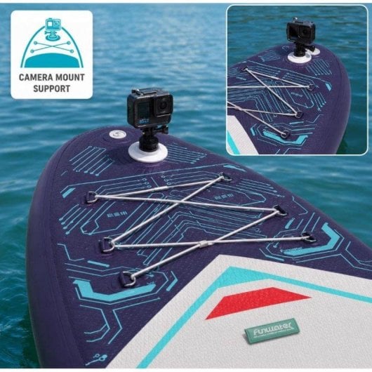 Prancha SUP Inflável Funwater 50B com Assento 350 cm 200 kg