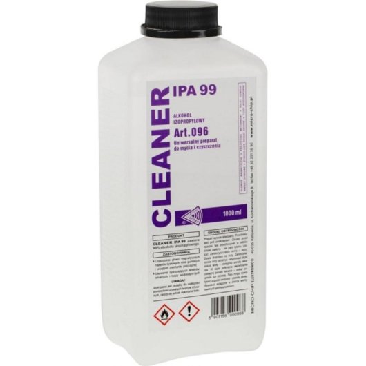 Liquide nettoyant IPA 99 Micro Chip 500 ml pour imprimantes