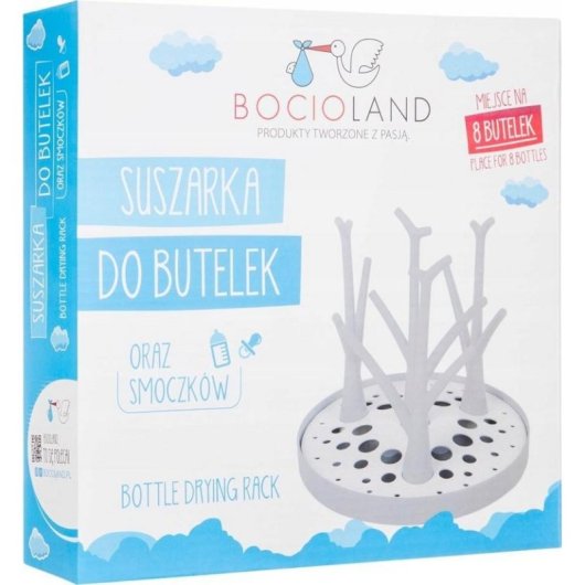 Asciugabiberon Bocioland 0472 compatto ripiegabile per viaggio