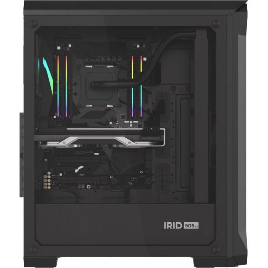 Caixa PC GENESIS Irid 505 V2 Midi Tower 3 Ventiladores Oxal 120 Vidro Templado