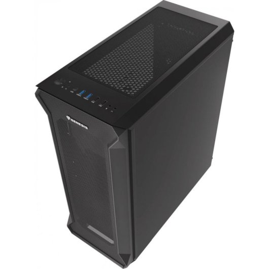 Caixa PC GENESIS Irid 505 V2 Midi Tower 3 Ventiladores Oxal 120 Vidro Templado