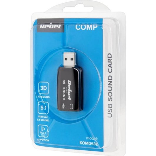 USB-Soundkarte Quer KOM0638 5.1 Virtuell