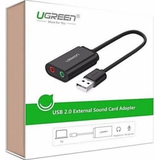 Externe USB-Soundkarte Ugreen US205 3,5 mm
