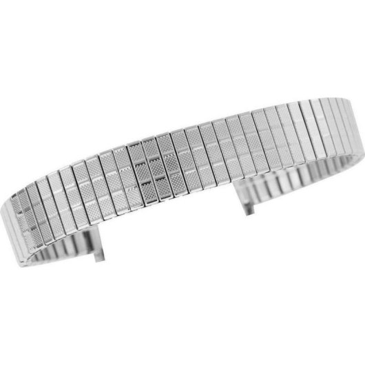 Correa de reloj Kemer 107S-12/16 extensible acero inoxidable 12-16 mm plateada