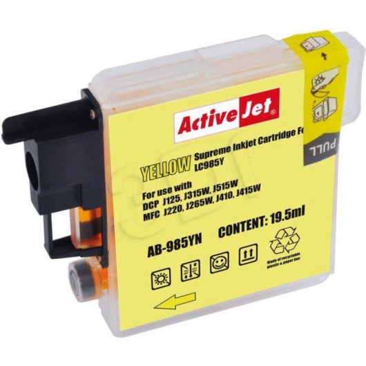 Toner Activejet AB-985Y Gelb für Brother Drucker