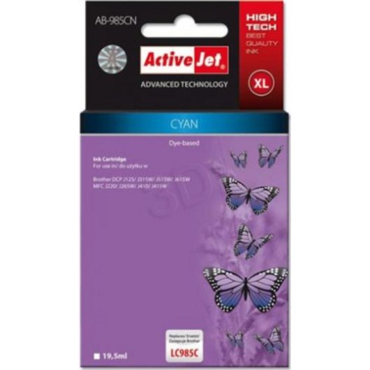 Toner Activejet AB-985Y Gelb für Brother Drucker