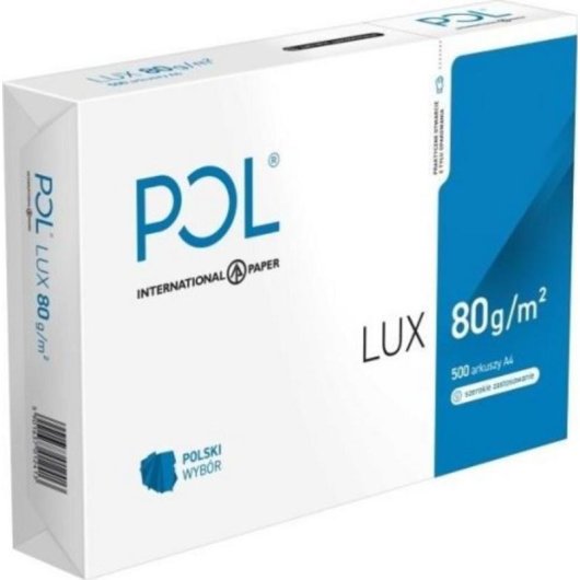 Papel de fotocopiadora International Paper PolLux A3 80g 500 hojas