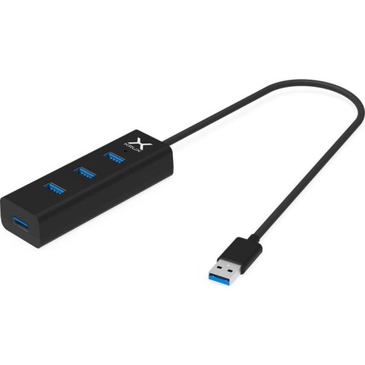 Hub Krux 4 Ports USB 3.0 5 Gb/s Modell KRX0102 aktiv USB-C