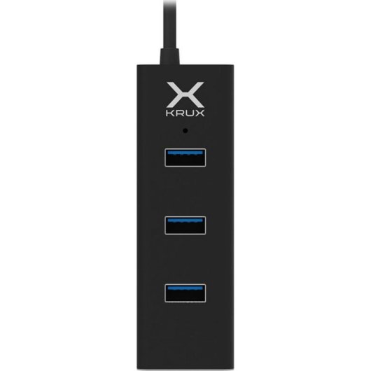 Hub Krux 4 puertos USB 3.0 5 Gb/s modelo KRX0050 activo y pasivo