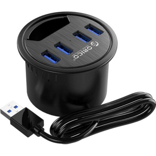 Hub Orico 4 ports USB 3.1 Gen1 5 Gbps modèle DESK-4U-BK-BP sans extras